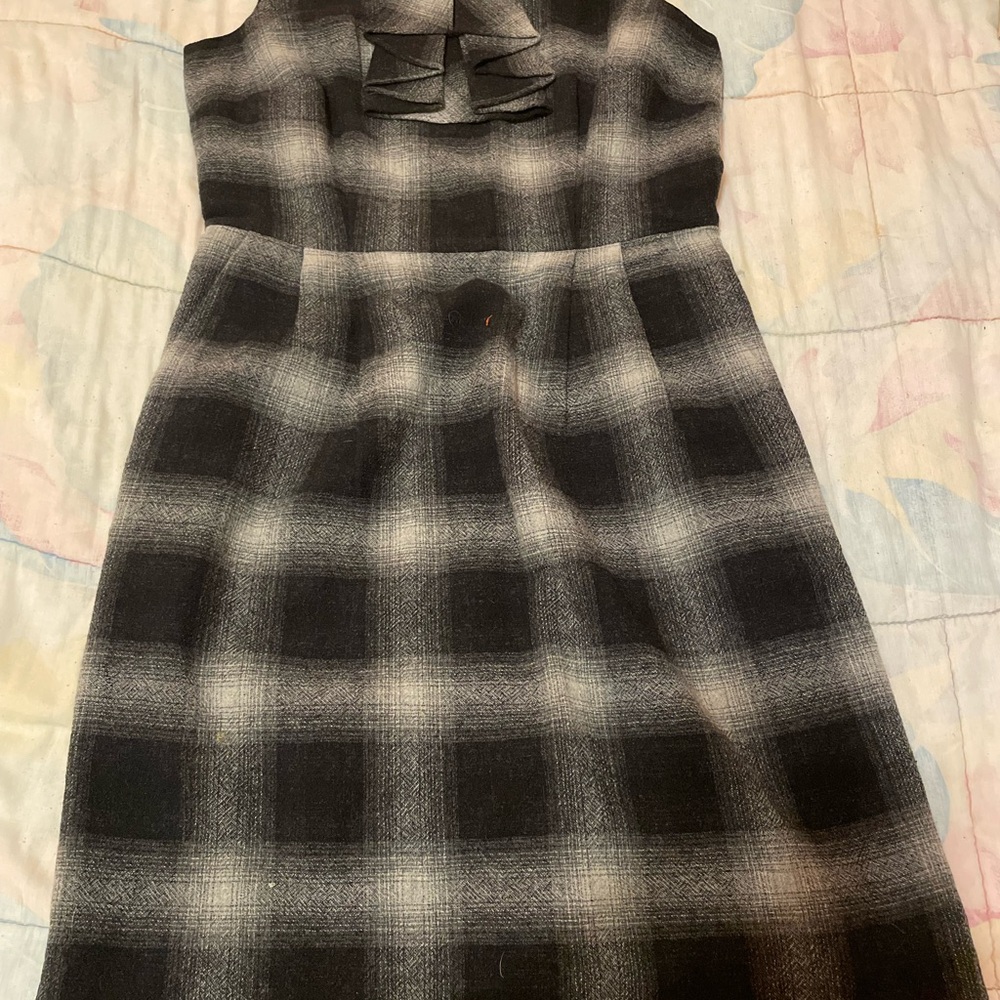LOFT Petite Black and White Tweed Jacket